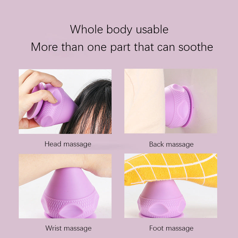 Silicone Deep Tissue Massage Ball – Muscle Relief for Back, Spine, Foot, Arms & More