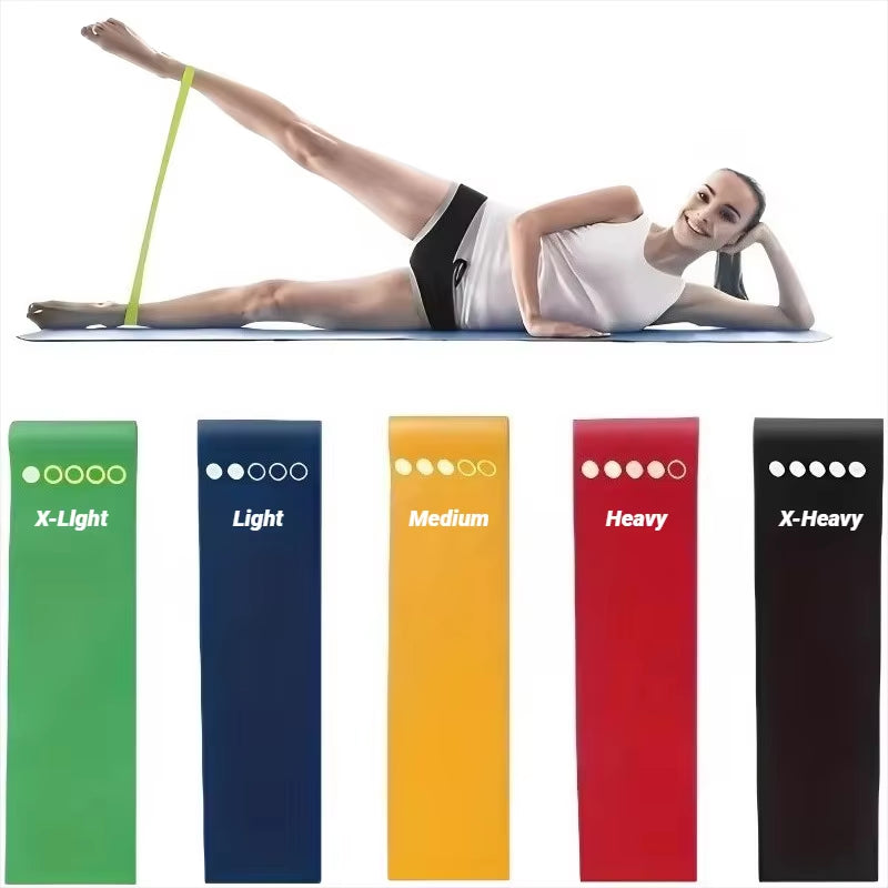 7-Piece TPE Resistance Bands Set – Loop Bands for Strength Training, Yoga, Pilates & Home Workouts
