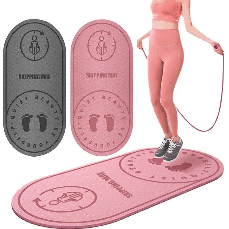 TPE Jump Rope Mat – Non-Slip, Shock-Absorbing Exercise Pad for Home & Outdoor Workouts