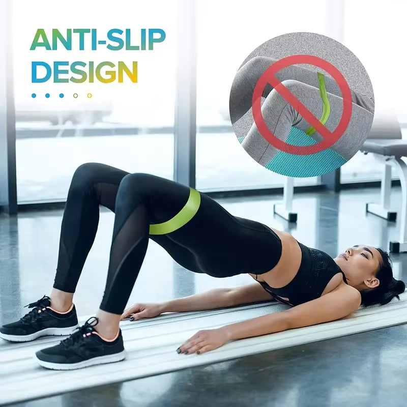 7-Piece TPE Resistance Bands Set – Loop Bands for Strength Training, Yoga, Pilates & Home Workouts