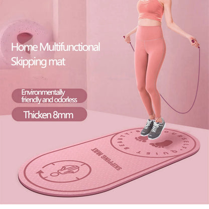 TPE Jump Rope Mat – Non-Slip, Shock-Absorbing Exercise Pad for Home & Outdoor Workouts