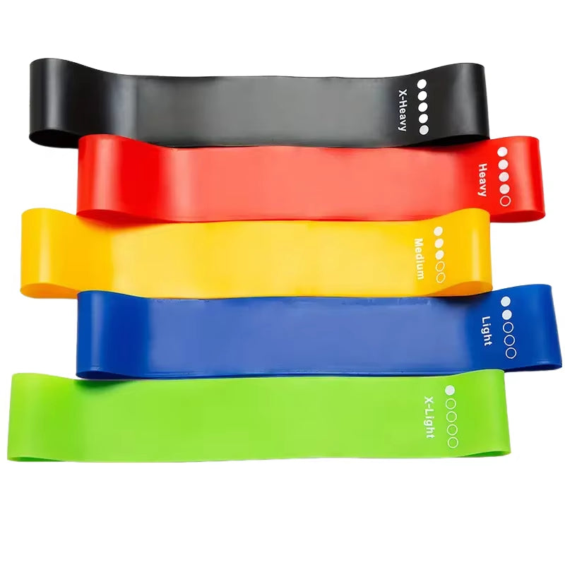 7-Piece TPE Resistance Bands Set – Loop Bands for Strength Training, Yoga, Pilates & Home Workouts